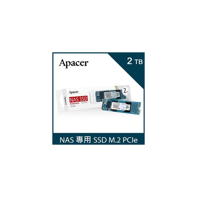 Apacer 宇瞻 PP3480 M.2 PCIe 2TB NAS SSD 固態硬碟