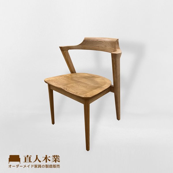 【日本直人木業】EIVA 梣木餐椅(原木色)