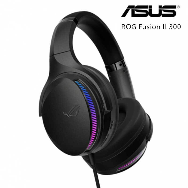 ASUS 華碩 ROG Fusion II 300 RGB 有線 耳罩式 電競耳機