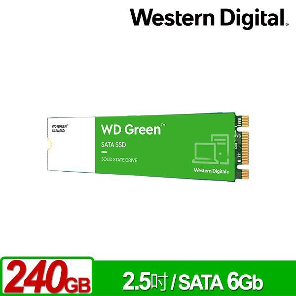 WD 綠標 240GB M.2 2280 SATA SSD 固態硬碟