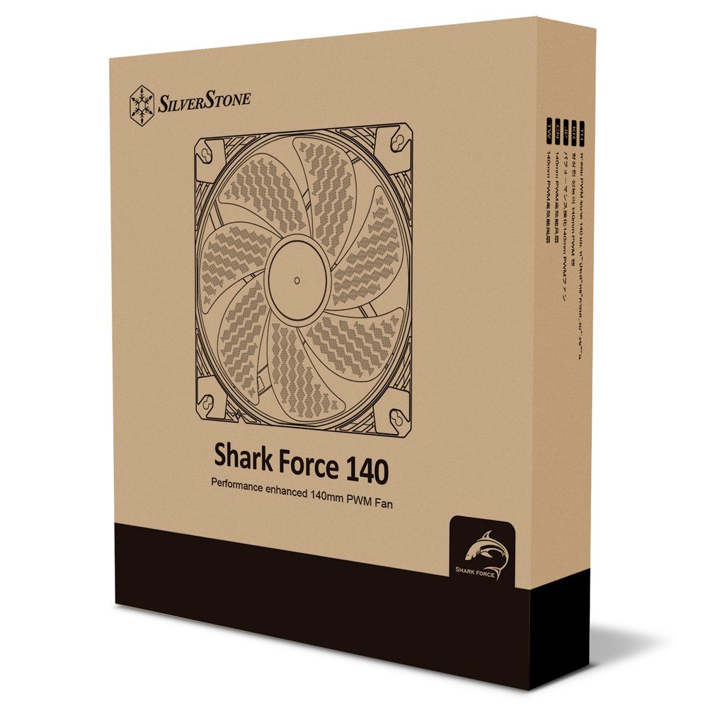 SILVERSTONE Shark Force 140 PWM 鯊魚紋風扇(SF140B)