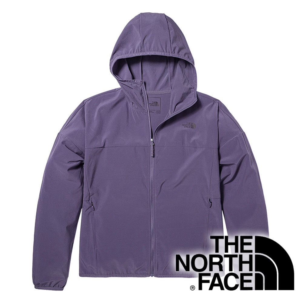 【THE NORTH FACE 美國】女防風快乾連帽外套 『灰紫』 NF0A7WCP 戶外 登山 露營 外套 防風 保暖 禦寒