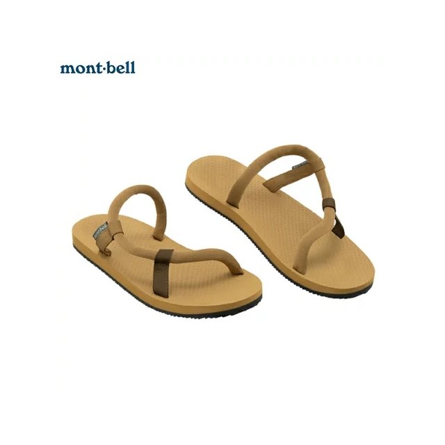 日本 mont-bell Sock-On Sandals 男女款 拖鞋 # 1129476TN 卡其