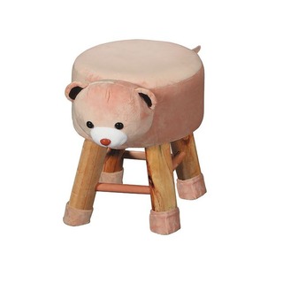 【UA313-6】小熊(米色)高腳動物椅