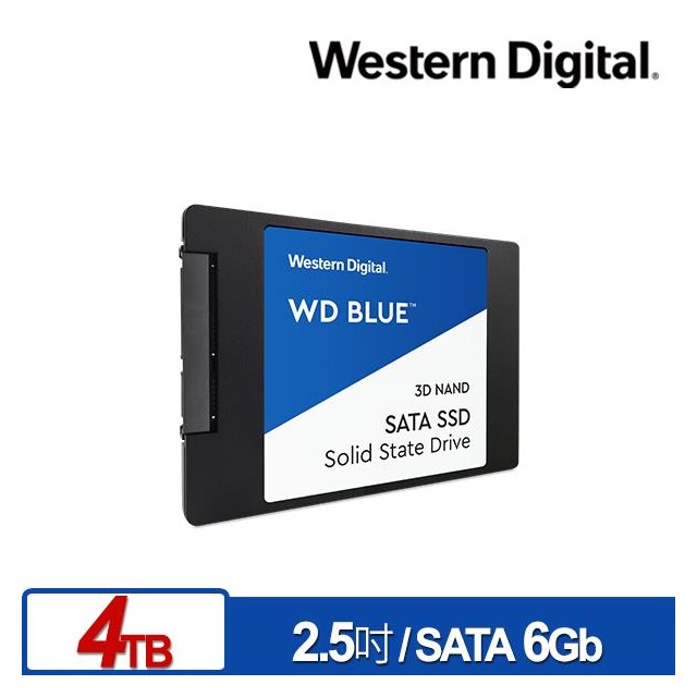 WD 藍標4TB 2.5吋SATA SSD 固態硬碟- 諾亞數位精品｜PChome商店街
