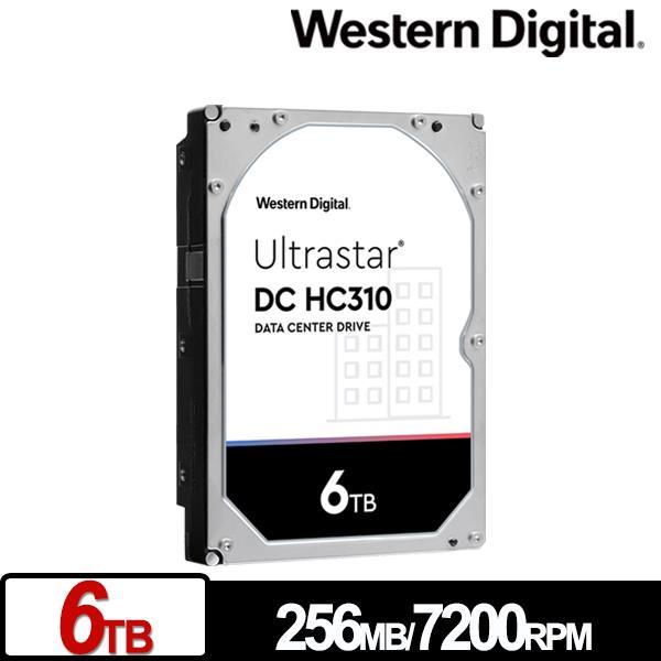 WD Ultrastar DC HC310 6TB 3.5吋企業級硬碟
