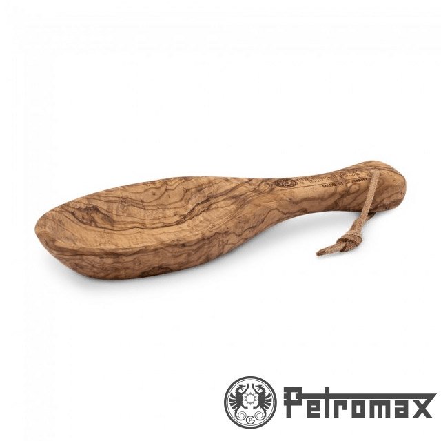 【德國 Petromax】Flat Bowl Olive Wood 橄欖木碗 (23cm)/勺子、碗、盤/油蠟處理.多重用途 _bowl23-olive