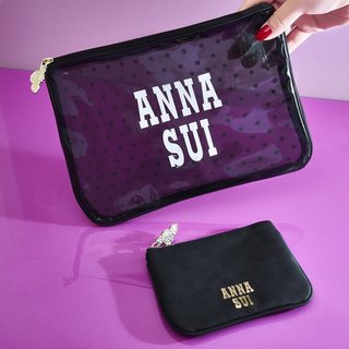 超動心 日本專櫃限定滿額禮 ANNA SUI 化妝包 小物包 手拿包 盥洗包 零錢包 置物包 收納包 ABS46(148元)