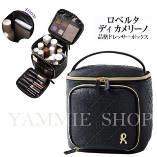 手提 皮革 多層 大容量 日本雜誌附錄 ROBERTA DI 諾貝達 化妝箱 旅行過夜包 盥洗包 化妝包（RBH8）