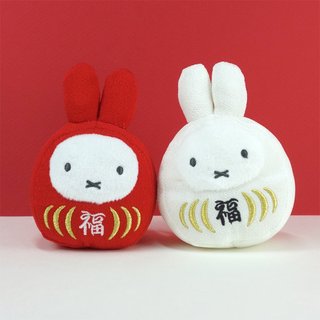 日本 Miffy 米飛兔 達摩 不倒翁 福 布偶 玩偶 娃娃