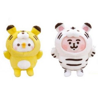 日本 卡娜赫拉的小動物 2022年 虎年 老虎裝 布偶 玩偶 娃娃(1套2款，不拆售)