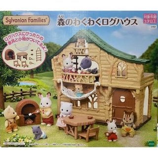 日本 Sylvanian Families 森林家族 森林探險小木屋 扮家家酒 玩具