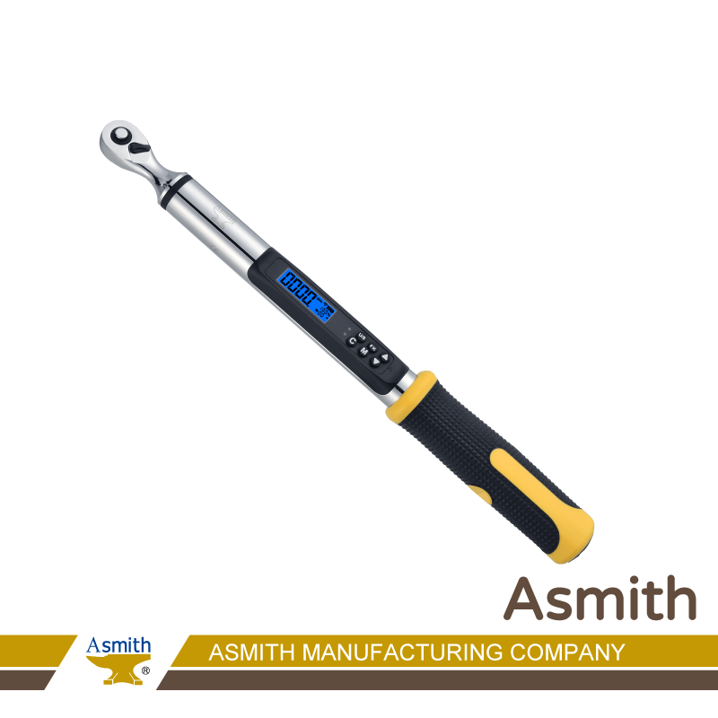 【Asmith(鐵匠牌)】9~60Nm(三分頭)，【藍牙充電款】一般型-數位扭力扳手，WQ-60-2-BT，電子式(數顯)扭力板手