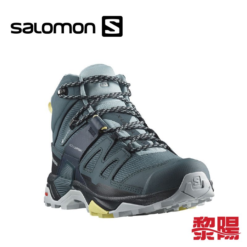 【黎陽戶外用品】SALOMON 法國 女X ULTRA 4 GTX中筒登山鞋 星藍 防水透氣/輕量化/鞋頭保護 33SL473528