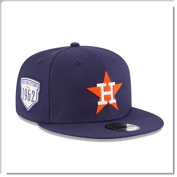 【ANGEL NEW ERA】NEW ERA MLB 休士頓 太空人1962 名人堂 復古 深藍色 棒球帽 9FIFTY