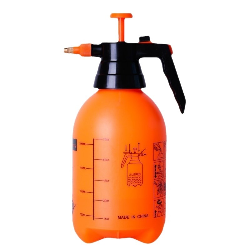 【GF135A】氣壓式噴壺 2L 橙色 銅嘴 噴壺 高壓噴壺 噴水壺 噴霧器 澆花器 灑水器