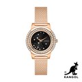 KANGOL奢華星鑽米蘭帶腕錶32mm-星空黑KG73633