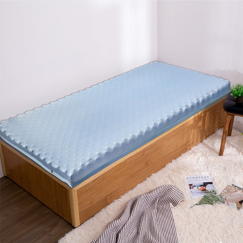 【HOKUN好眠】夏肌涼感10公分記憶床墊-單人床 3x6.2尺
