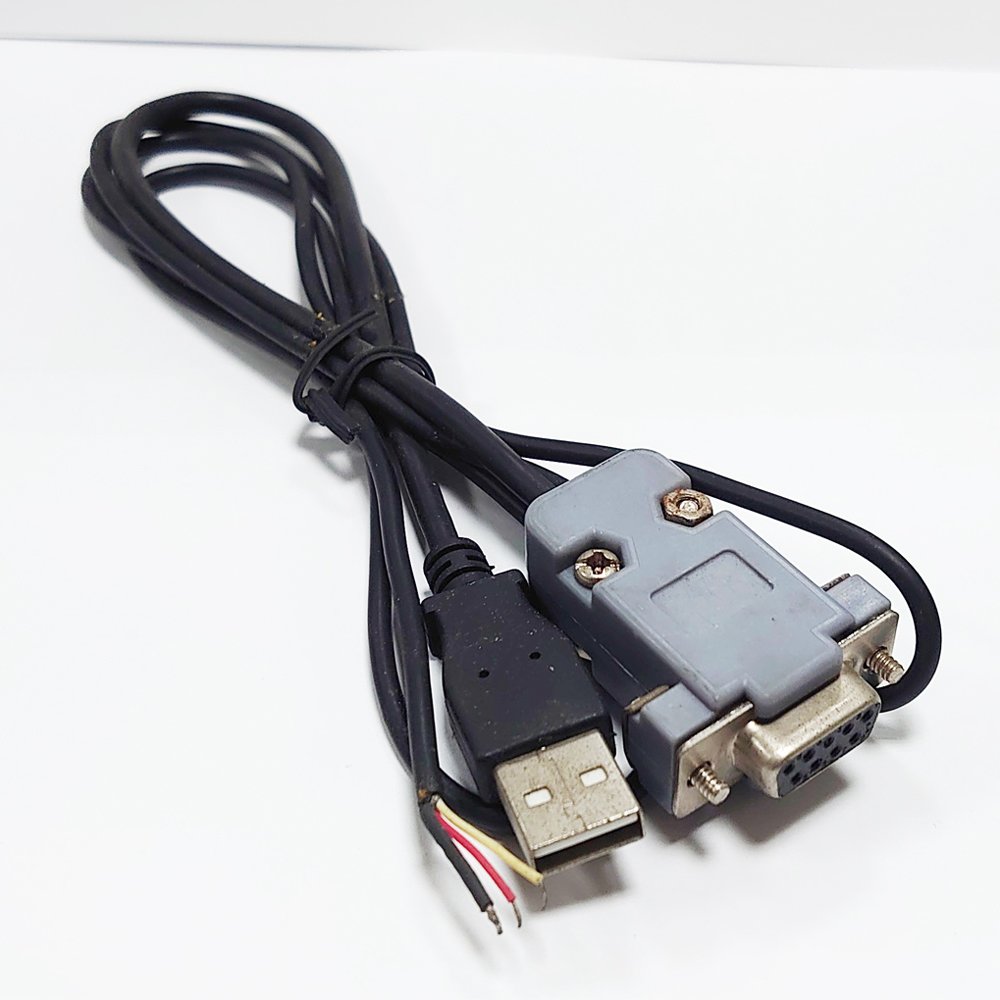 庫存品 RS232 9PIN母頭轉接成為 1組USB 1組出線 連接線[YES 百貨批發]