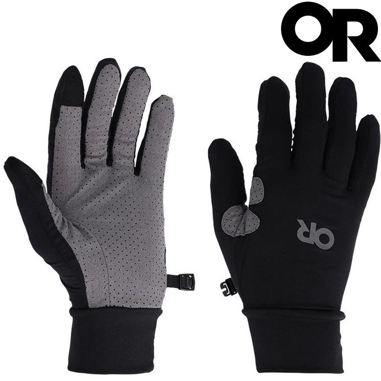 Outdoor Research ActiveIce Chroma Full Sun Gloves 防曬觸控手套 UPF50+ OR280134 0001 黑