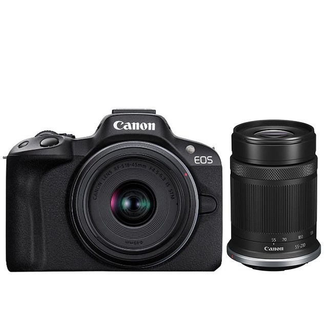 Canon EOS R50 + RF-S18-45 IS STM &amp; RF-S55-210mm IS STM 公司貨