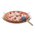 EXCELSA 披薩刀+12吋石板披薩烤盤