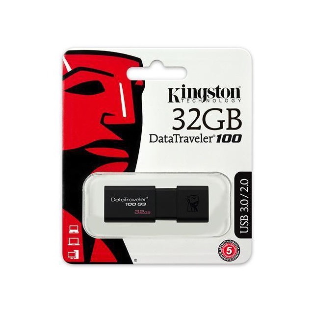 金士頓 Data Traveler 100 G3 DT100G3/32GB USB 3.0 隨身碟