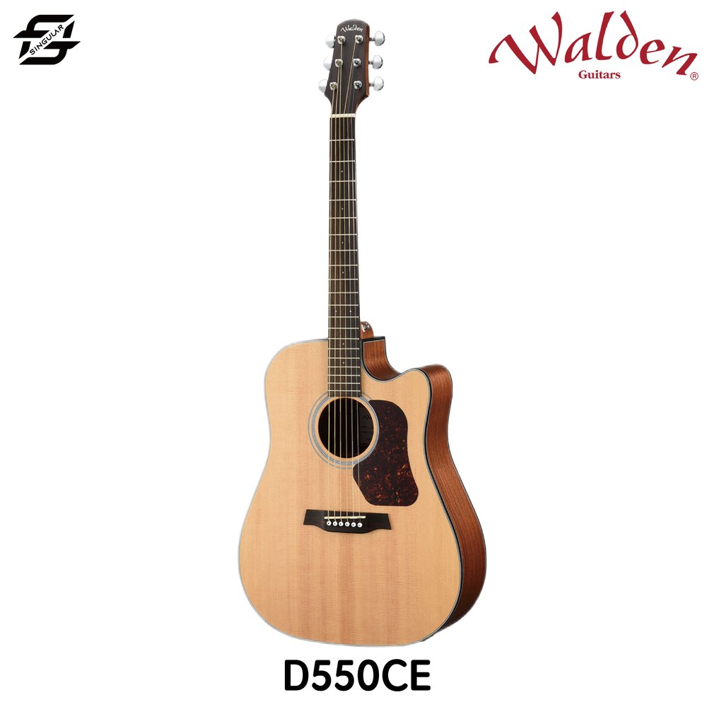 【非凡樂器】Walden 面單電木吉他D550CE / 41吋D桶身缺角吉他 / 含琴袋 / 公司貨保固