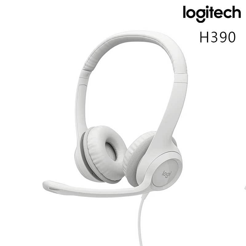 Logitech 羅技 H390 千里佳音舒適版 耳機 麥克風 珍珠白