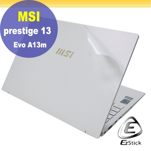 【Ezstick】MSI Prestige 13Evo A12M A13M 二代透氣機身保護貼 DIY包膜