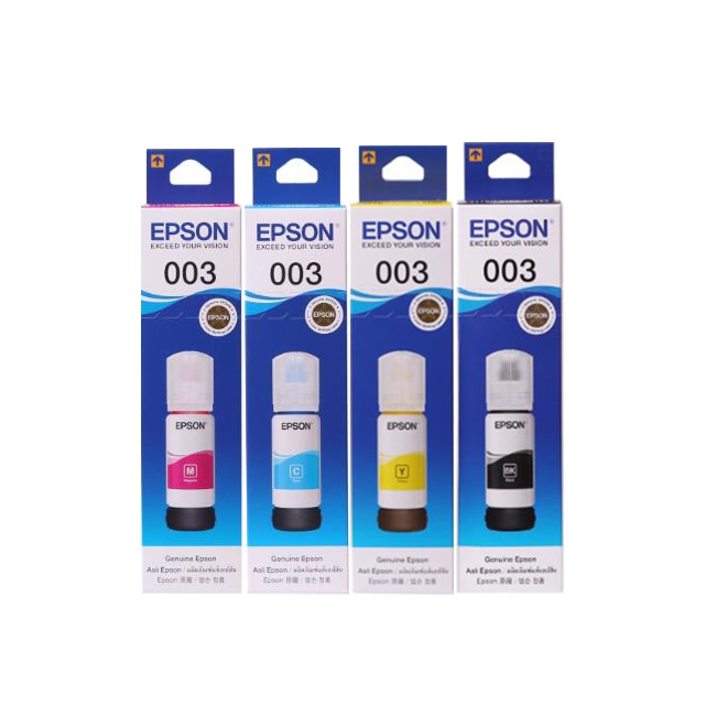 EPSON L3110/L3150墨水匣003.黑T00V100、藍T00V200、紅T00V300、黃T00V400
