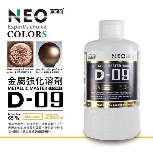 (秋葉原模型) modo D-09 金屬強化溶劑 250ml