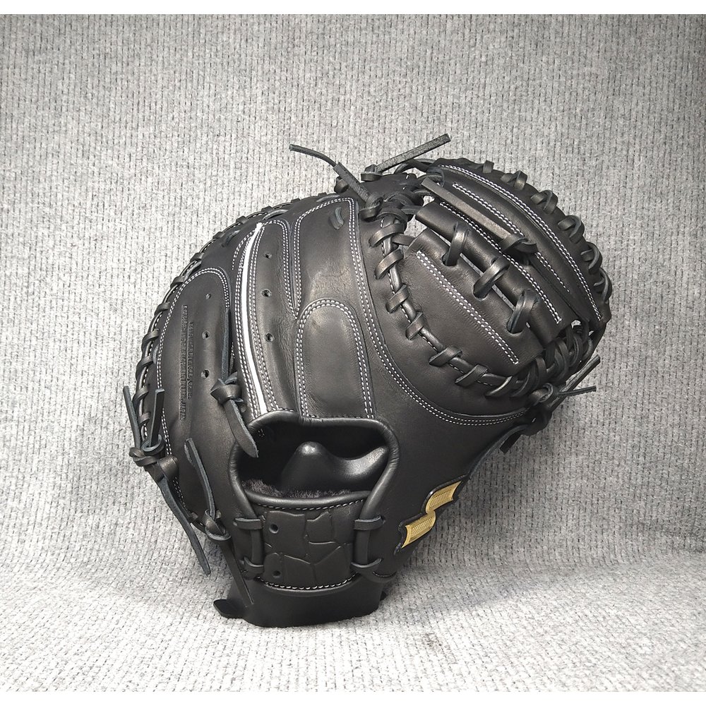 「野球魂」--特價！日本「SSK」【proedge Adavnced】等級軟式棒球手套（捕手，ANTM044D23，90黑色）附紙箱、手套袋