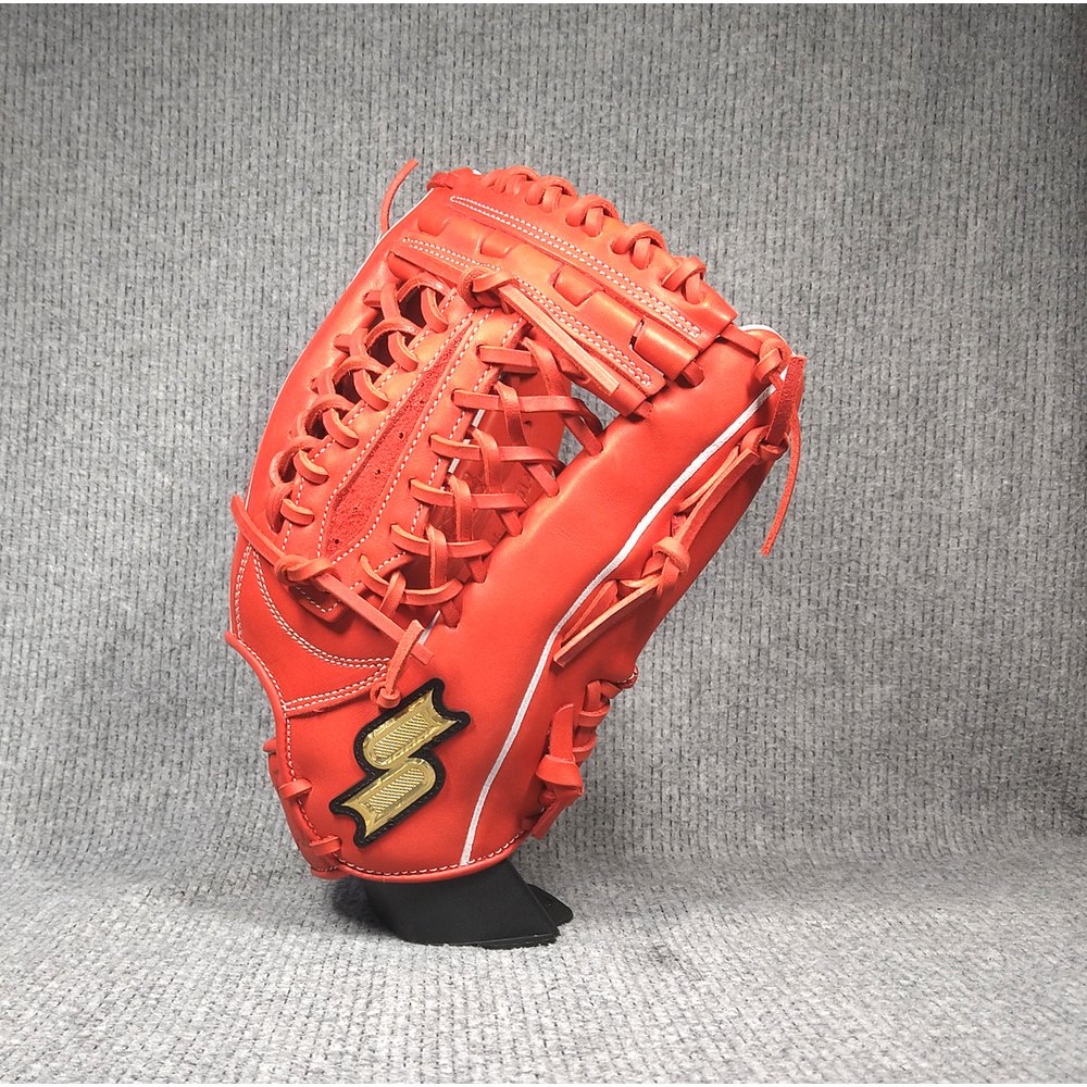 「野球魂」--特價！日本「SSK」【proedge Adavnced】等級軟式棒球手套（外野手，ANT7778L23，32橘紅色）附紙箱、手套袋