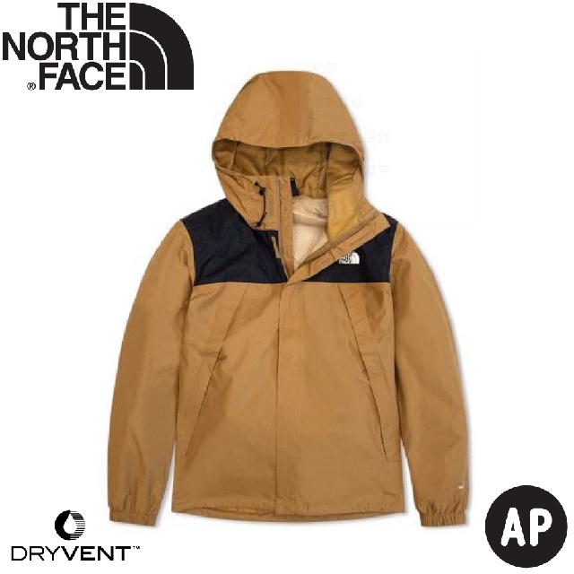 【The North Face 男 DV防水外套 AP《棕》】7QOH/防風外套/連帽外套/衝鋒衣/風雨衣