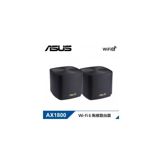 【ASUS 華碩】ZenWiFi XD4 Plus 雙入組 AX1800 Mesh Wi-Fi 6 無線路由器 黑