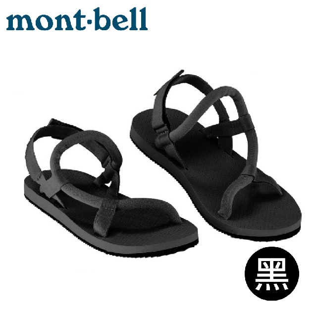 【Mont-Bell 日本 LOCK-ON SANDALS 涼鞋《黑》】1129475/輕量涼鞋/登山/EVA鞋底