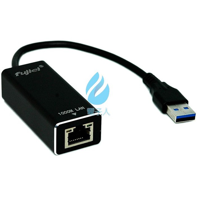 fujiei USB 3.0超高速仟兆外接網路卡 AJ0052