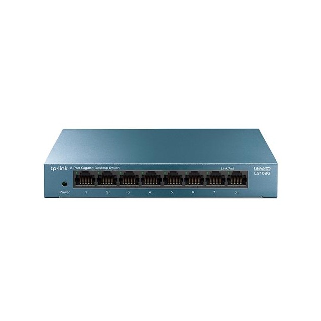 TP-LINK LS108G(UN) 版本:3 8-Port 10/100/1000Mbps 桌上型交換器