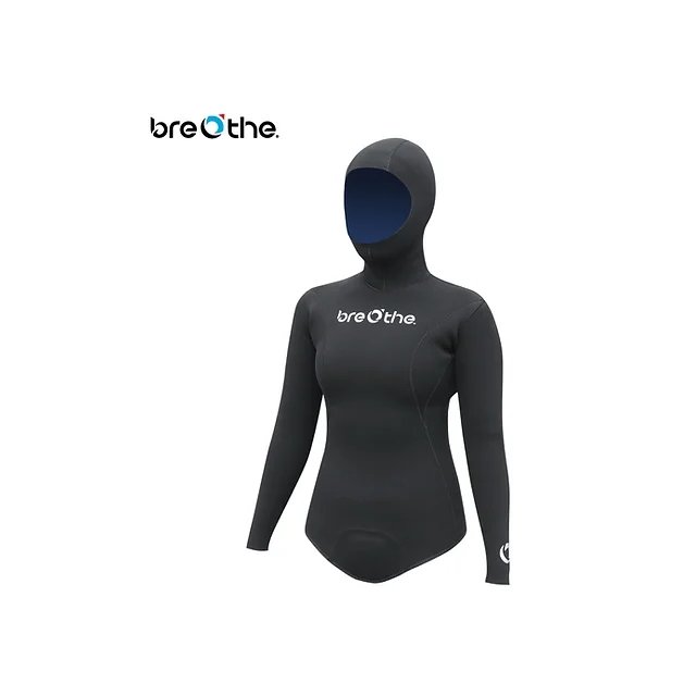 台灣潛水---BREATHE 3mm超彈性雙面穿防寒衣-兩截式女款 (上衣/褲子) 26-FW-JK-BN