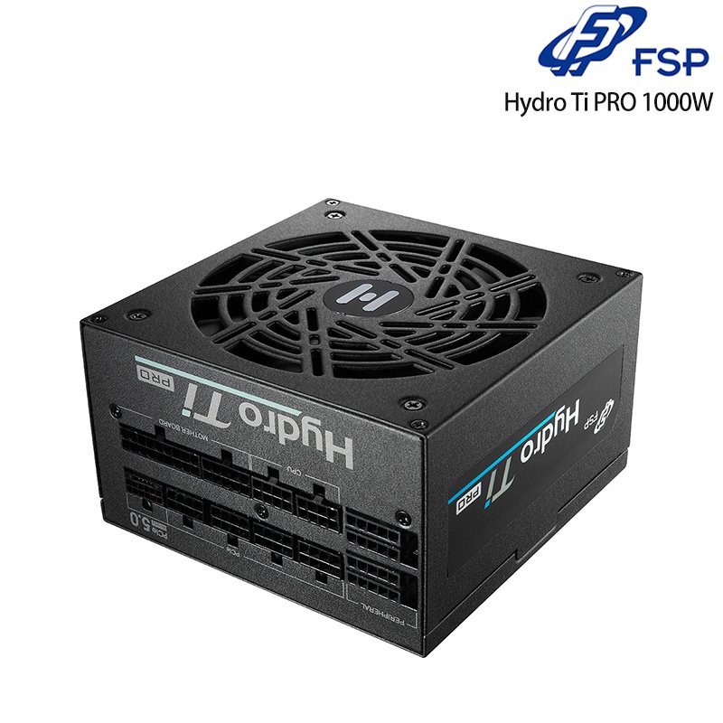 FSP 全漢 HYDRO TI PRO 1000W PCI-E 5.0 鈦金 全模 黑 電源供應器 /紐頓e世界