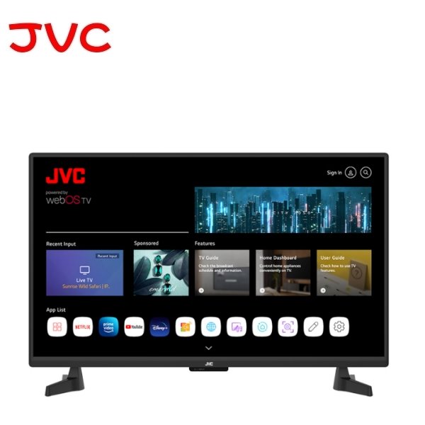 【JVC】32吋 AI語音 HD連網液晶顯示器《32GHD》AI遙控器