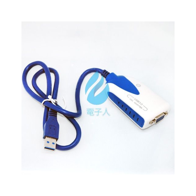 fujiei USB 3.0 轉 VGA 影像訊號線 (USB外接顯示卡) SR4251