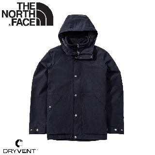 【The North Face 男 DV 防水刷毛兩件式外套《海軍藍》】4NGY/防水透氣連帽三合一外套/保暖外套