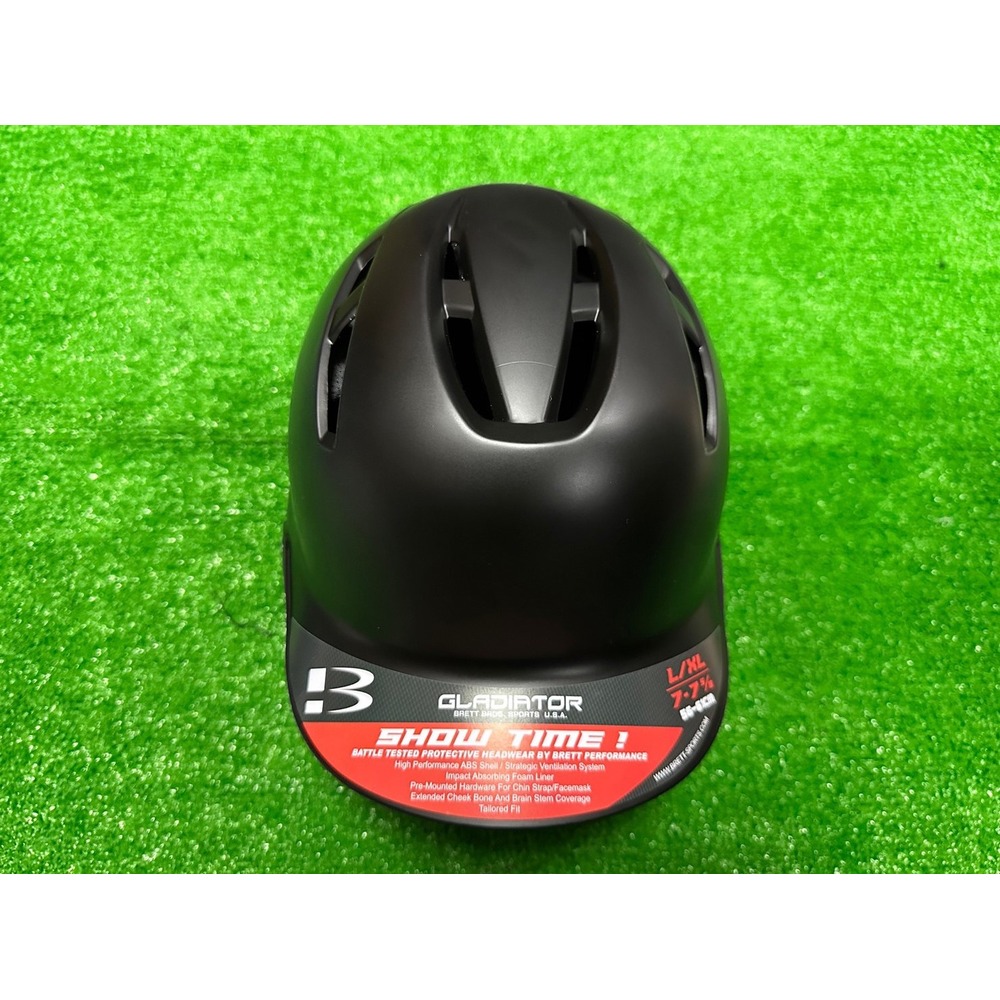 新莊新太陽 BRETT BH07 調節式 打擊頭盔 尺寸可調 亮黑 特1200/頂