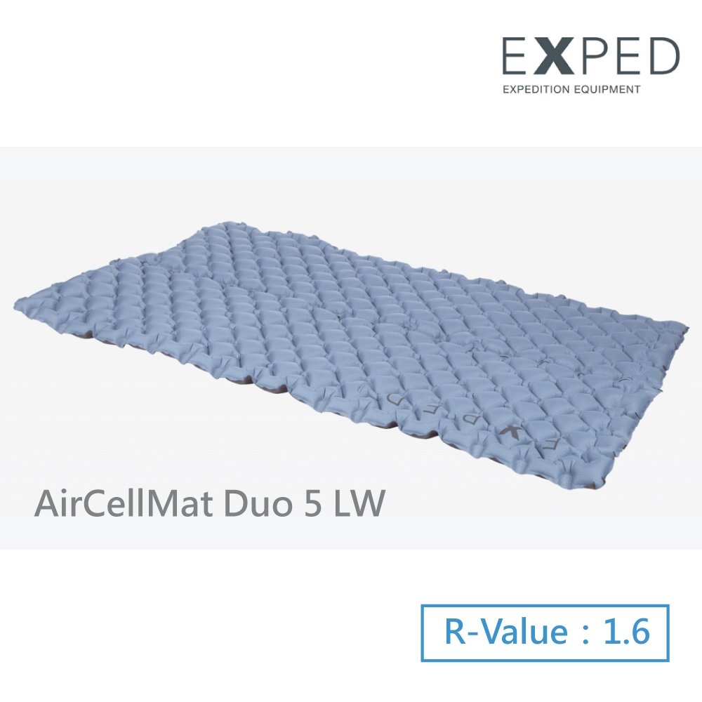 瑞士 EXPED AirCellMat DUO 5 (LW)雙人睡墊 # EXPED-69816
