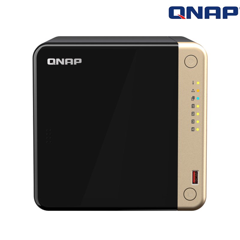 QNAP 威聯通 TS-464-8G 雙 2.5GbE NAS 4Bay Intel PCIe 擴充 網路儲存伺服器