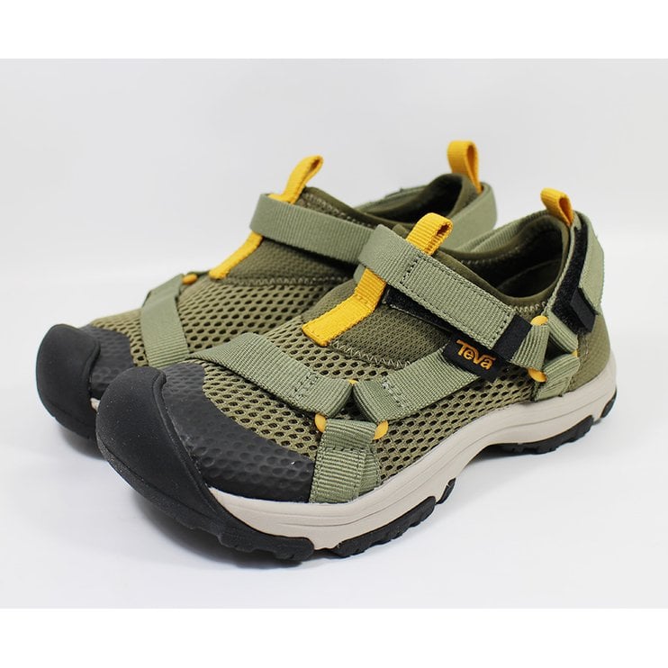 (E4)TEVA 童鞋Outflow Universal護趾機能運動涼鞋 水陸兩用TV1136599CDOOB橄欖綠 [陽光樂活]