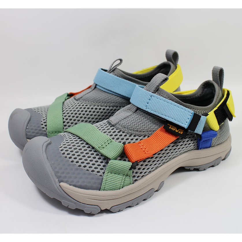 (E4)TEVA 童鞋Outflow Universal護趾機能運動涼鞋 水陸兩用TV1136599CGRYM灰色 [陽光樂活]