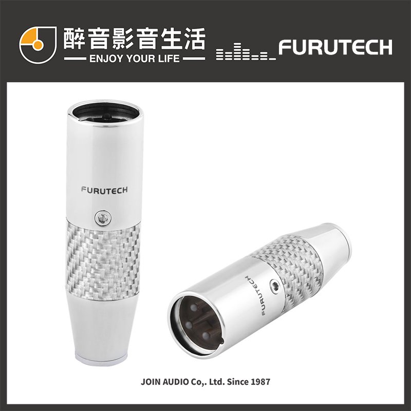 【醉音影音生活】日本古河 Furutech CF-601M NCF (R) 單顆 奈米碳纖維XLR平衡端子/公頭.公司貨